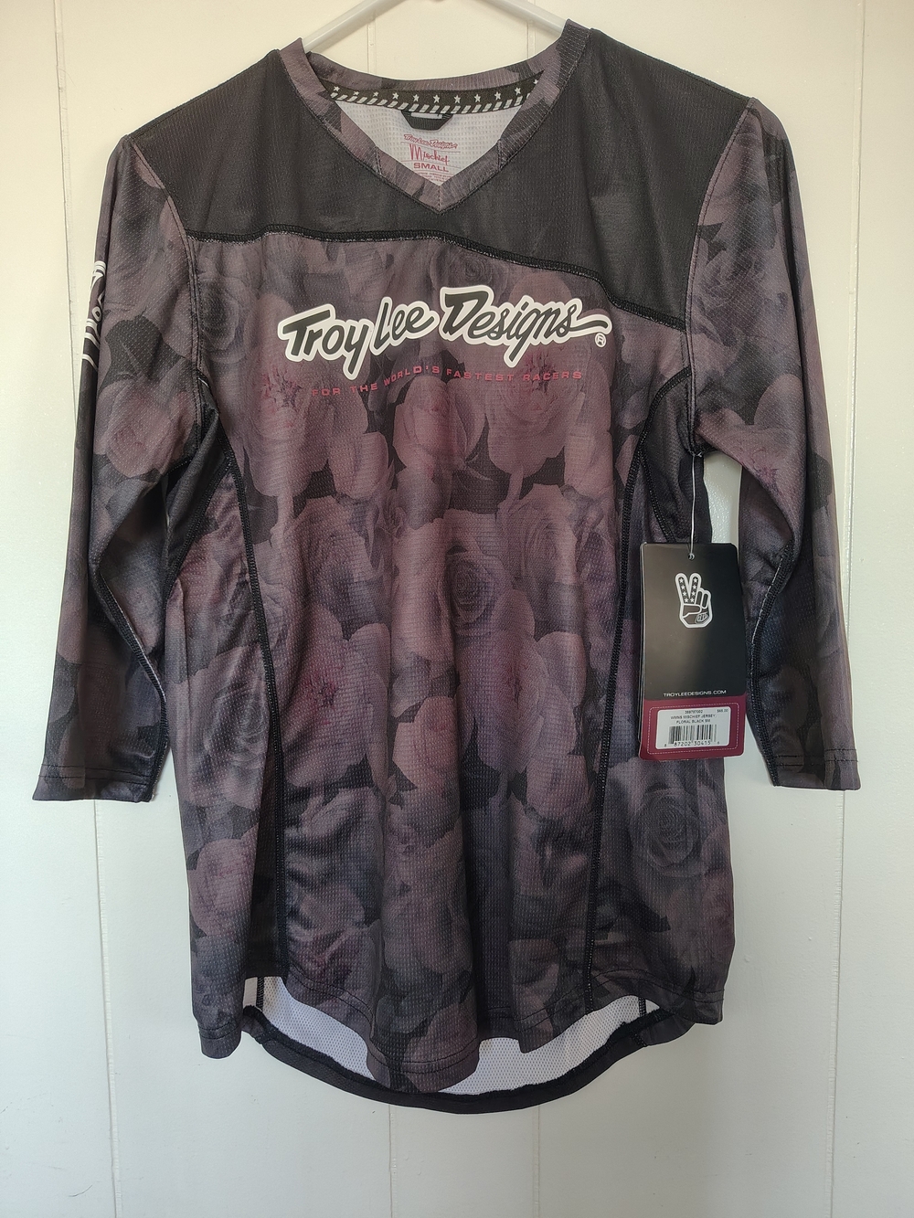 NWT Troy Lee Designs Womens Mischief Jersey Floral Black Small